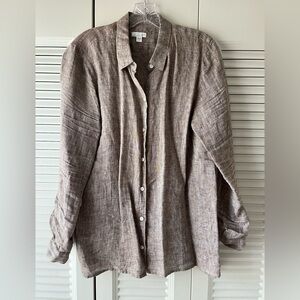 J. Jill Love Linen Essential Linen Shirt